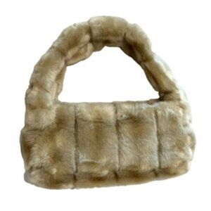 Marei1998 Poppy Plush Handbag in Cream